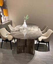Load image into Gallery viewer, Luxury Natural Stone Dining Table
