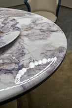Load image into Gallery viewer, ITALIAN MINIMALIST CRYSTAL MARBLE DA3-050-5 ROUND DINING TABLE
