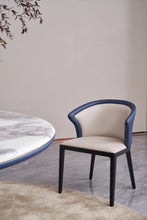 Load image into Gallery viewer, ITALIAN MINIMALIST CRYSTAL MARBLE DA3-050-5 ROUND DINING TABLE
